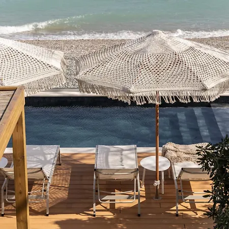 Lägenhet Cavo Dio 8 - Beachfront Bliss - Cozy Pool Sunset