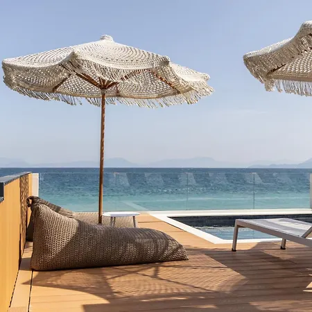Lägenhet Cavo Dio 8 - Beachfront Bliss - Cozy Pool Sunset